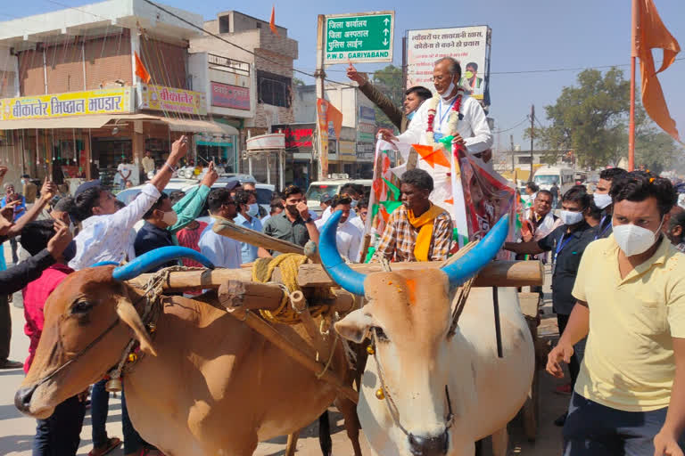 Minister Tamradhwaj Sahu reached Gariaband