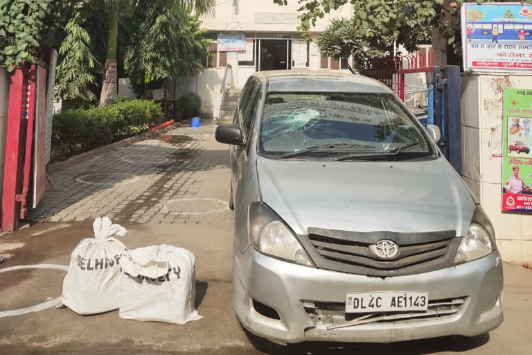 illegal liquor and car founded by police