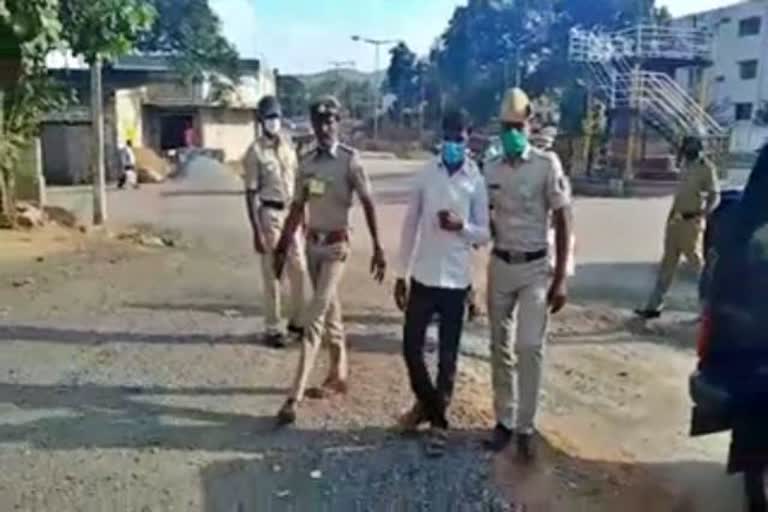 KSRP Fake Candidate Arrested in chitradurga