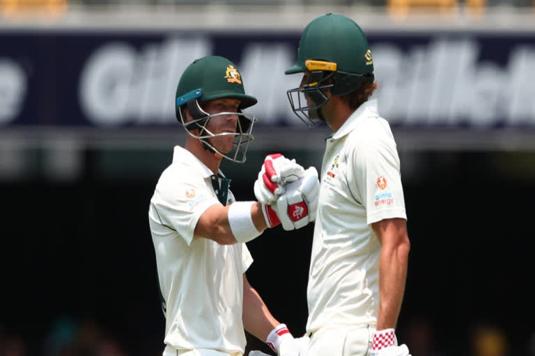 INDvsAUS: David warner supports joe burns