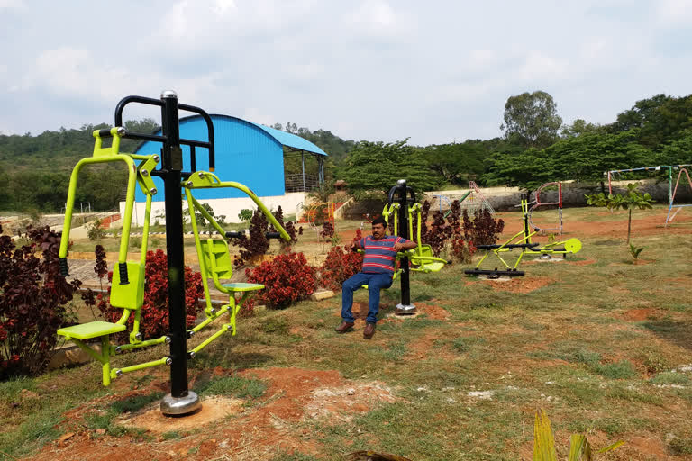 Open gym start in Kendriya vidyalaya premises at hubli