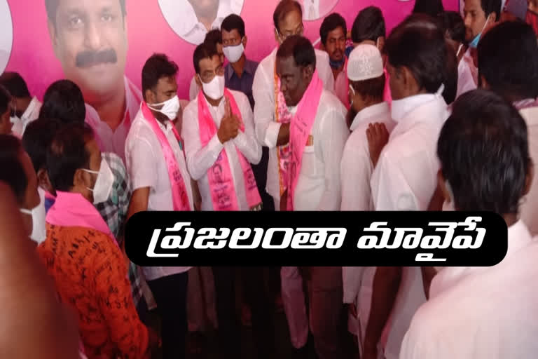 hyderabad development only with trs govt says mp naama nageswarrao