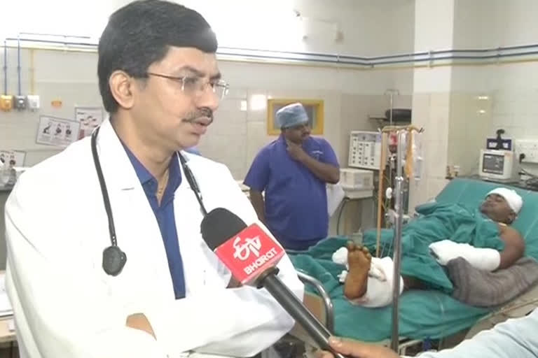Doctors performed a rare surgery in Guntur.