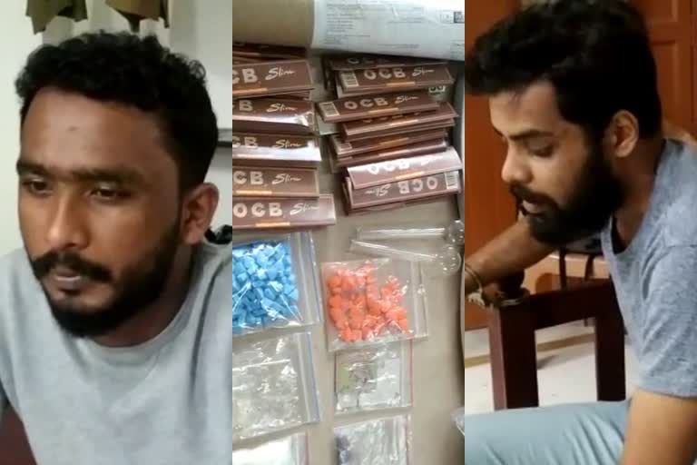 മലപ്പുറത്ത് വൻമയക്കുമരുന്ന് വേട്ട  Drug hunting at Malappuram  മലപ്പുറം  : ചേലേമ്പ്ര  എൽഎസ്‌ഡിയും  ഹാഷിഷും