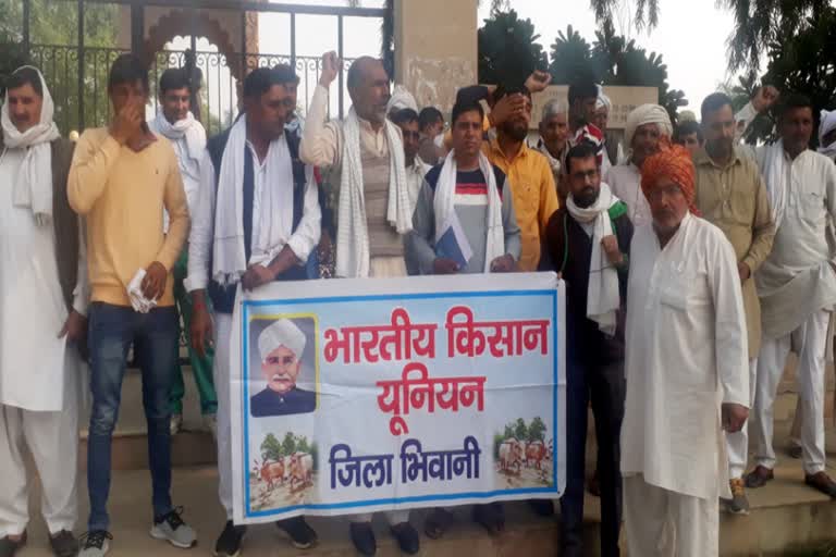 Farmers submit memorandum to DC seeking compensation in Bhiwani