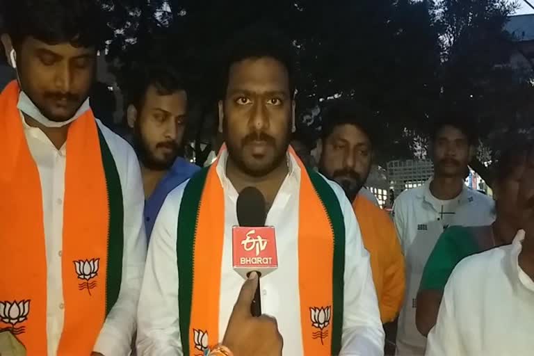 kukatpally bjp corportor candidate nayineni pavan campaign