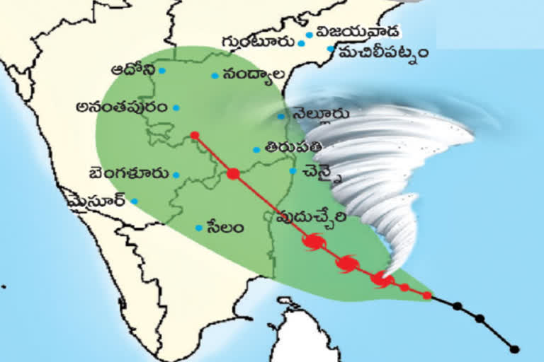 nivar toofan will be affected on nellore and rayalaseema districts