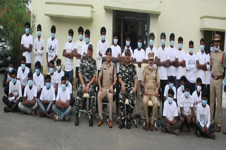 33 Maoist militia members surrender in Telangana