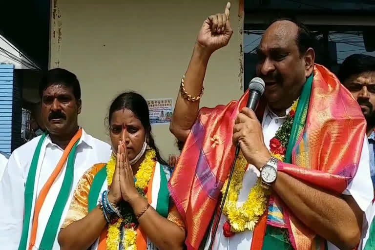 Bagh Amber Pete Division Congress Candidate Ushashree