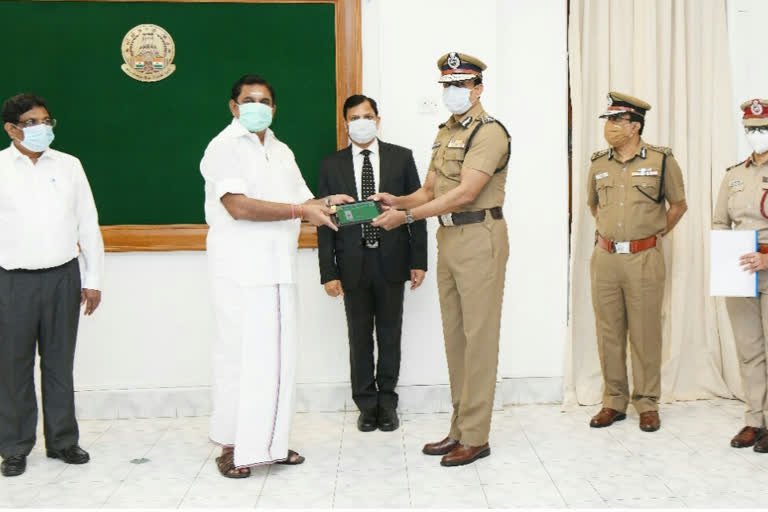 Chief Minister Edappadi Palanisamy has introduced a mobile app thee to save people from man-made disasters