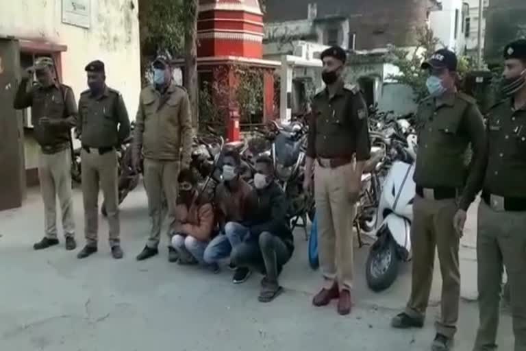 sitarganj us nagar vehicle thief arrested