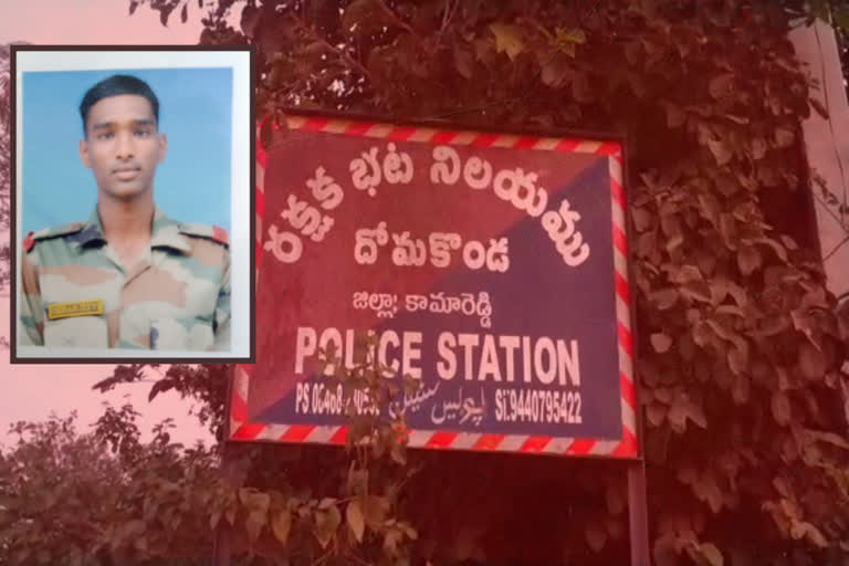 soldier was arrested in kamareddy