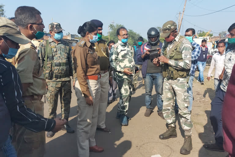 Bombardment of Lutipahari Ambedkar Chowk in Baghmara