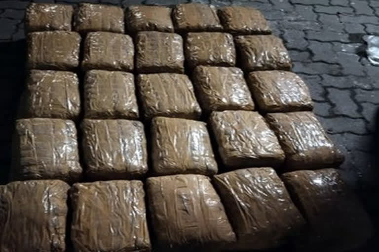 ernakulam 140 kg ganja seized police  ernakulam ganja seized  എറണാകുളം കഞ്ചാവ്  140 കിലോ കഞ്ചാവ് കൊച്ചി  ernakulam ganja news  എറണാകുളം കഞ്ചാവ് പിടികൂടി