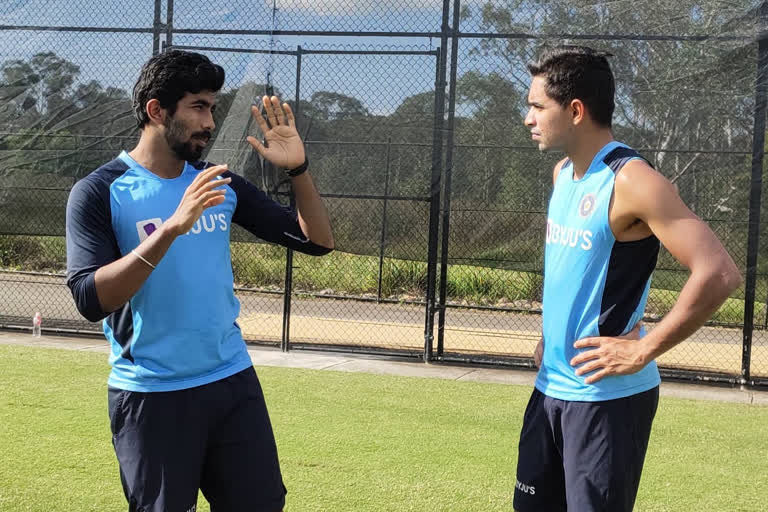 India tour of Australia: Bumrah shares bowling tricks with youngster Kartik Tyagi