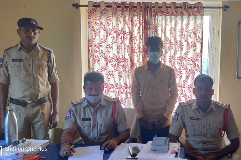 one person arrested in to taking drugs in suryapeta dist