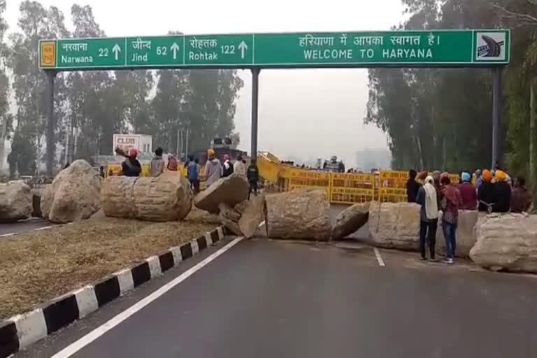 jind police sealed khanauri road