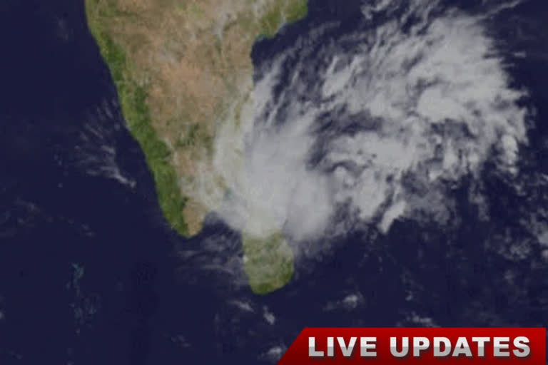 landfall process of Cyclone Nivar