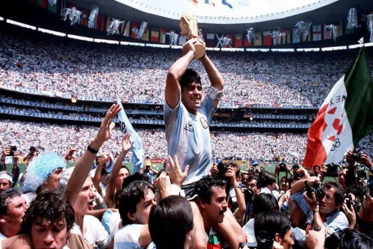 Argentina football legend Diego Maradona