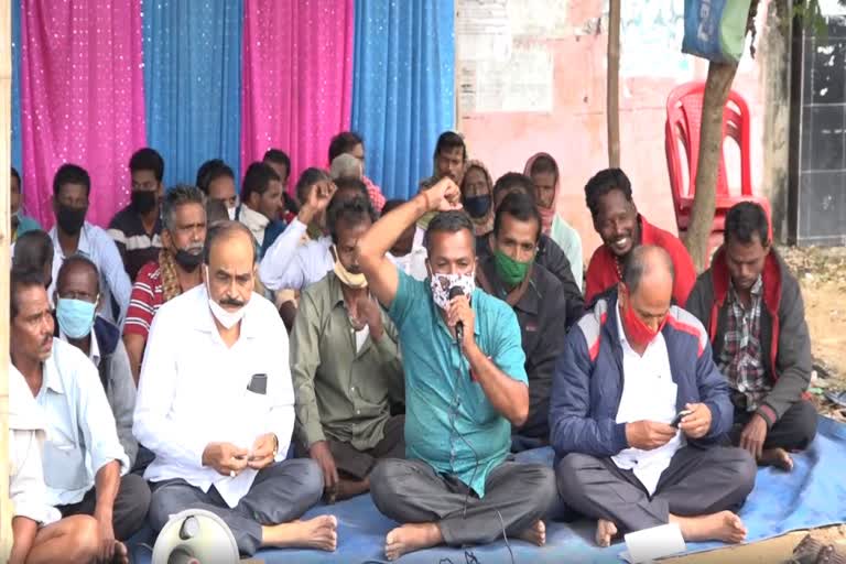 cpi protests at gop block puri