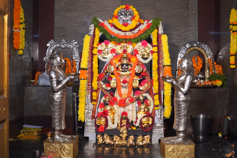 Suryanarayana Swamy darshan with gold ornaments