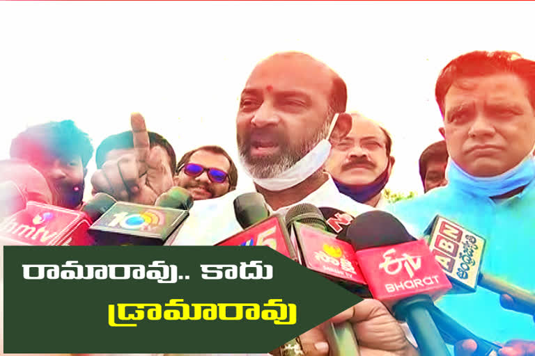 bjp telangana state president bandi sanjay response to akbaruddin owaisi's statements