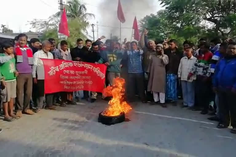 কলগাছিয়াত টায়াৰ জ্বলাই বিক্ষোভ প্ৰদৰ্শন বন্ধ সমৰ্থকৰ