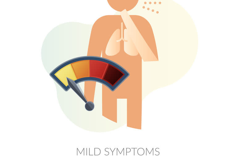 COVID, lung infection, loss of smell and taste