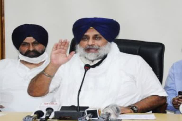 Mr. Sukhbir Badal termed the harassment of farmers by Haryana Government as a 26/11 of Punjab