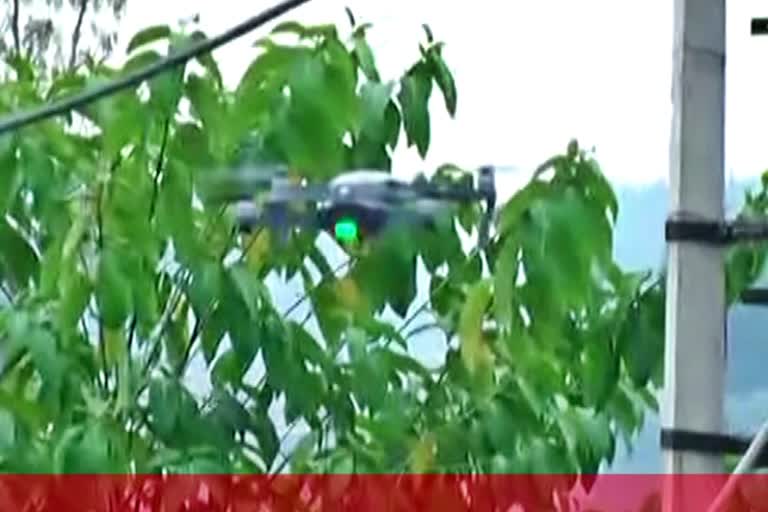 Ambala police kept a watch on farmers with drones