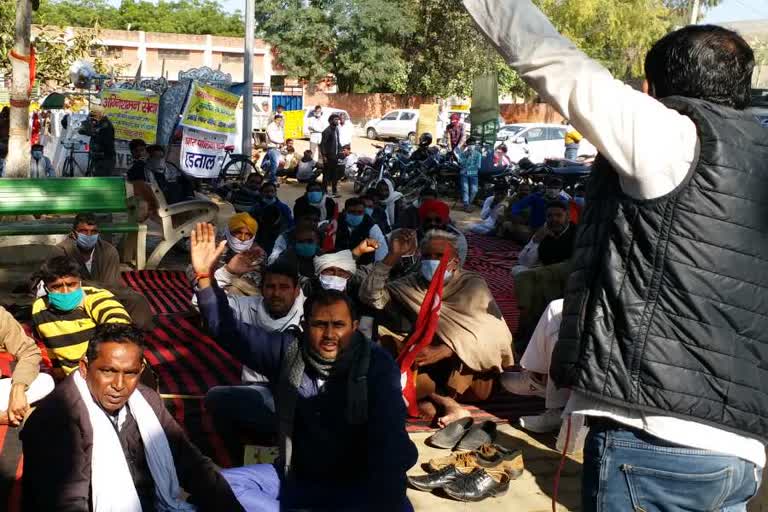 trade union strike in fatehabad