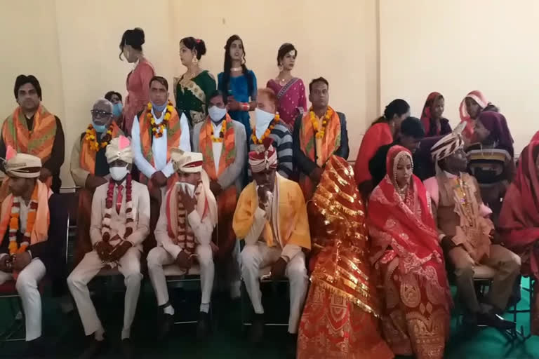 kinnar people organized mass marriage of 21 poor girls in palwal