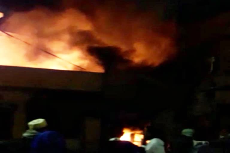 Fire in the fruit warehouse,  Nagaur fire case