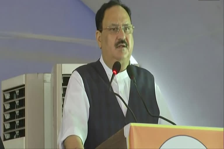 JP Nadda to hold roadshow on Friday in Hyderabad , ahead of GHMC polls