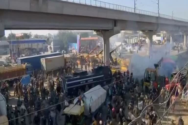 Farmers protest done at Mundka Tikri border in delhi