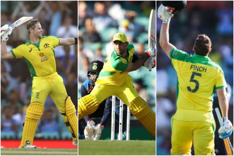 Aaron Finch Steve Smith smash tons