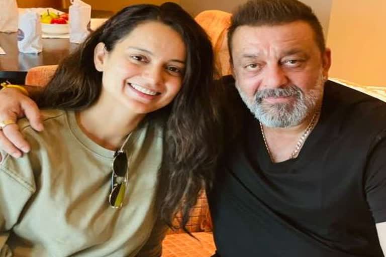 kangana-ranaut-surprised-to-see-sanjay-dutt-in-hyderabad