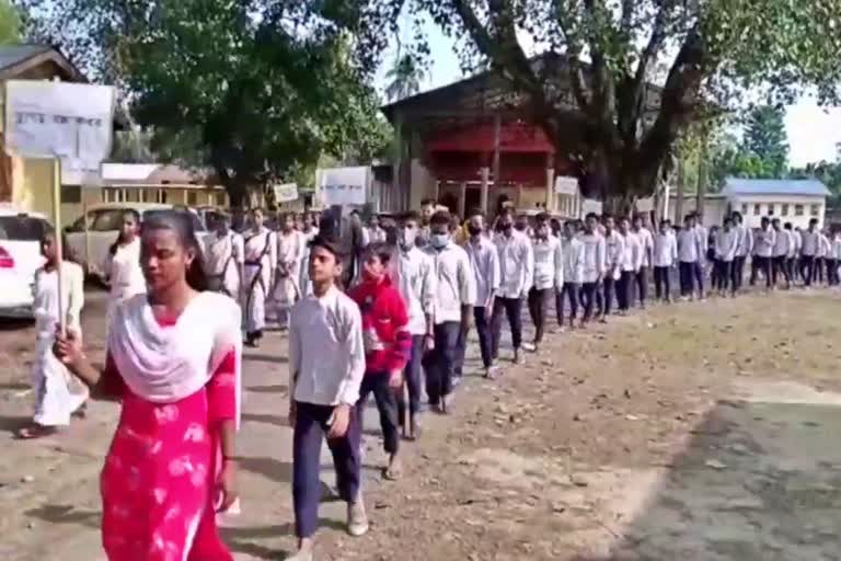 procession against drugs