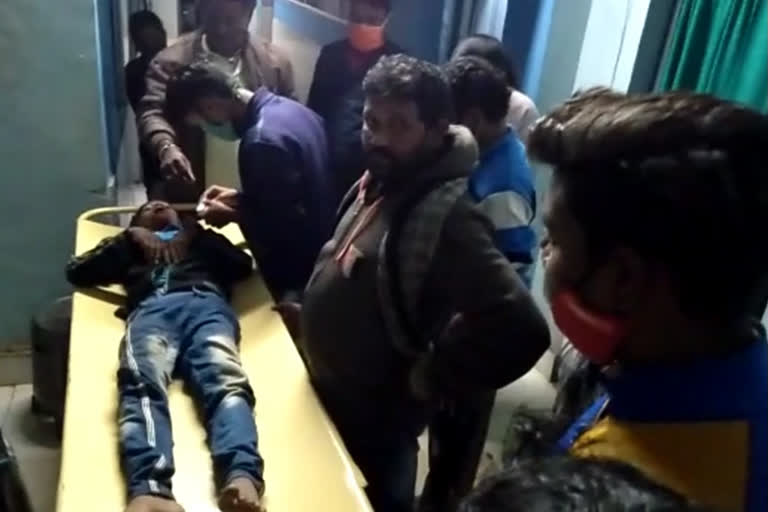 Child injured in road accident in Pamgarh Janjgir