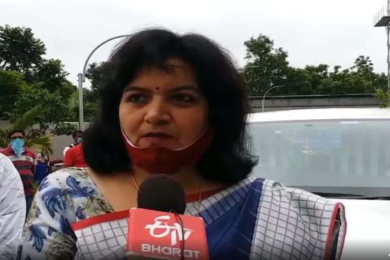 BBSR MP Aparajita sarangi getting in trouble after stepped into jagannath rangoli