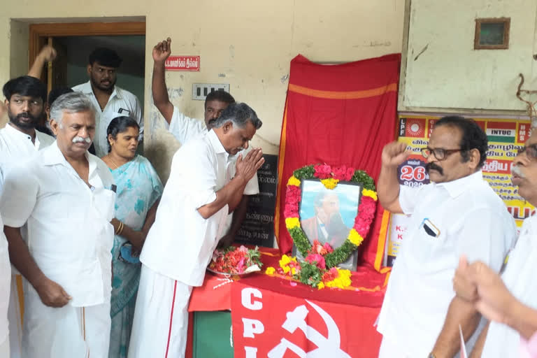 cpi leader mutharasan addressing press