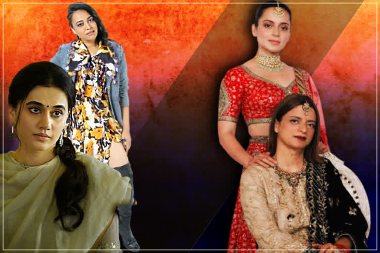 kangana against Taapsee pannu and swara Bhaskar