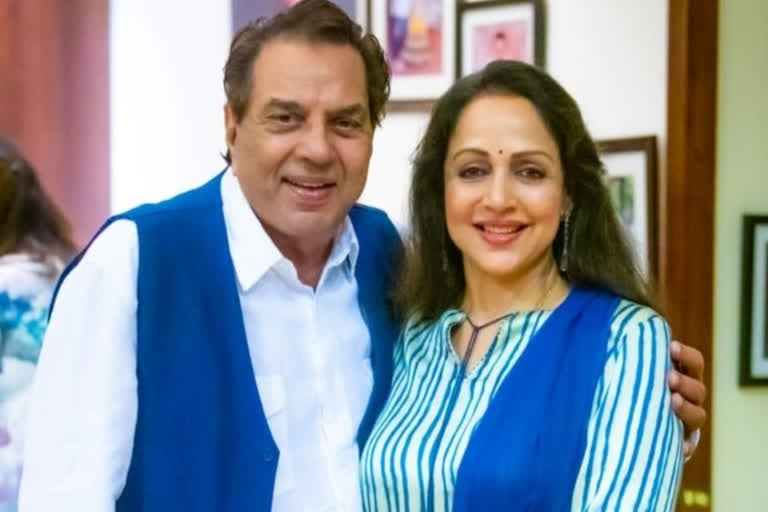 Hema Malini and Dharmendra grandparent