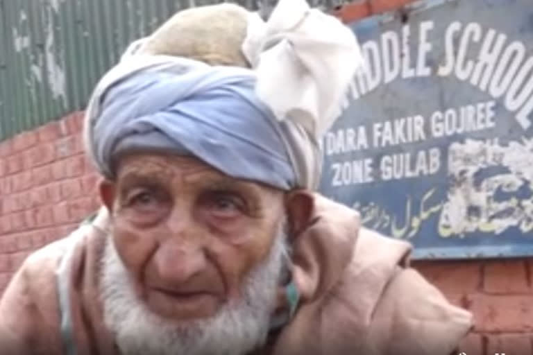 92 year old tajuddin used the right to vote in ddc election