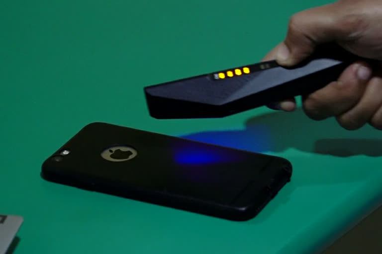 A portable modern device that kills germs with ultraviolet light