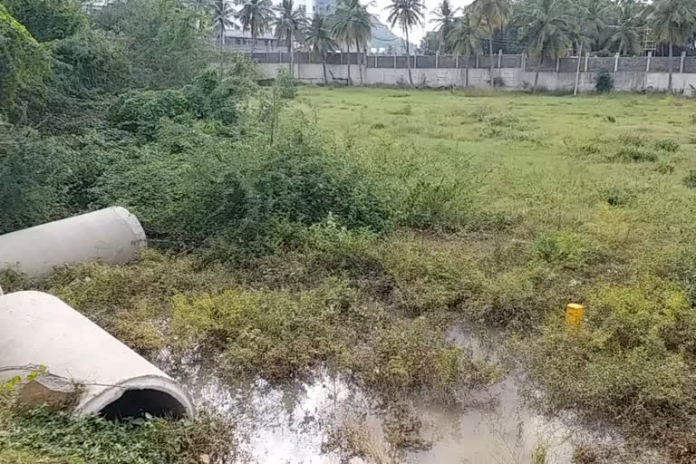 Agriculture affected by the newly built CMC hospital with no way to get rainwater!