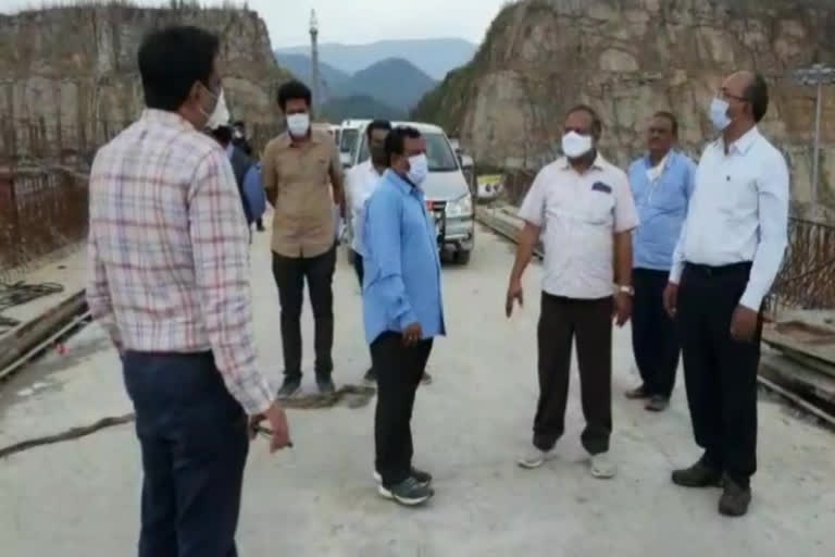 Statue of ysr Reddy at Polavaram project