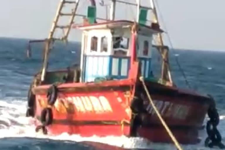 Had gone fishing Boat sinks in udapi