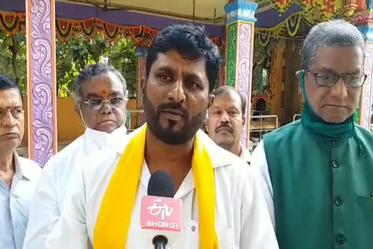 tdp candidate election campaign at bn reddy nagar