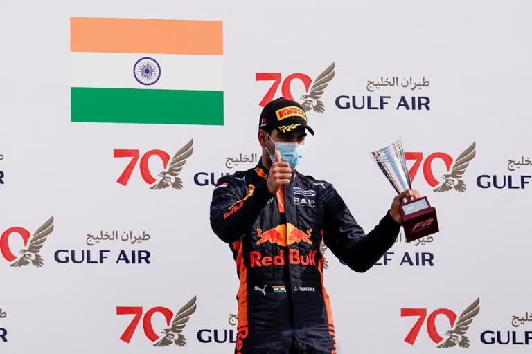 Indian racing star jehan daruvala wins podium for the first time in F2